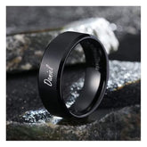 Black Statement Men's Ring
